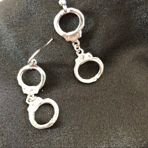 **Super Cute Handcuff Earrings**